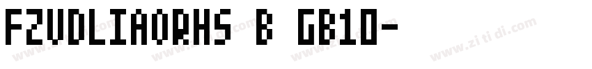 FZVDLIAORHS B GB10字体转换